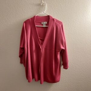 Sag Harbor Pink Sweater 1X